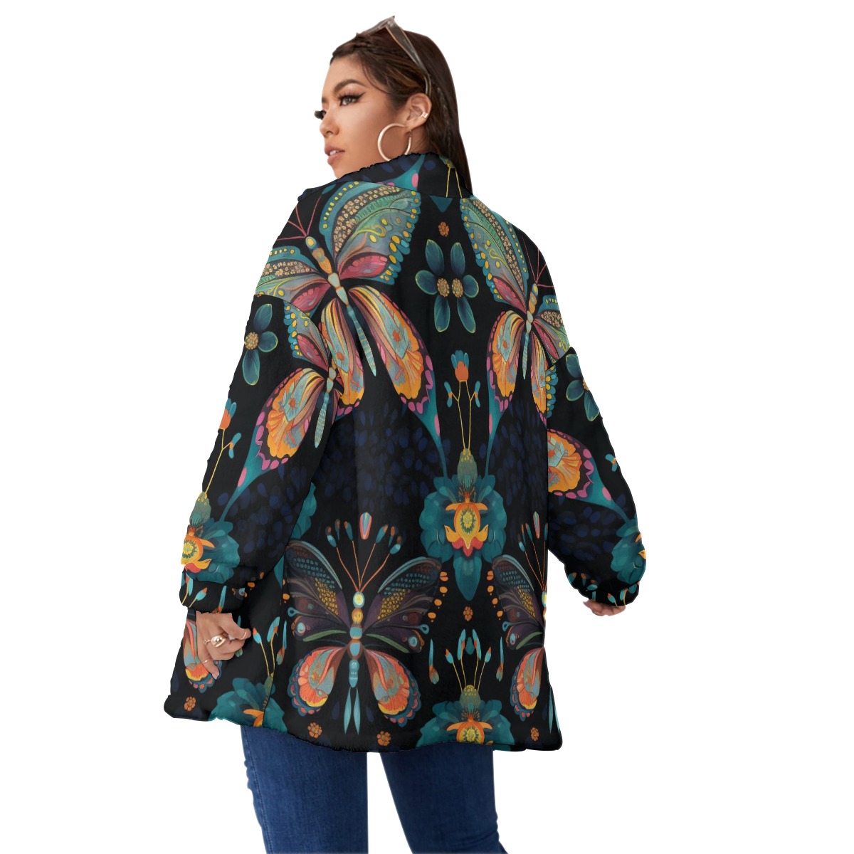 Printed Winter Fleece Coat for Men and Women — Extra Warm Comfort