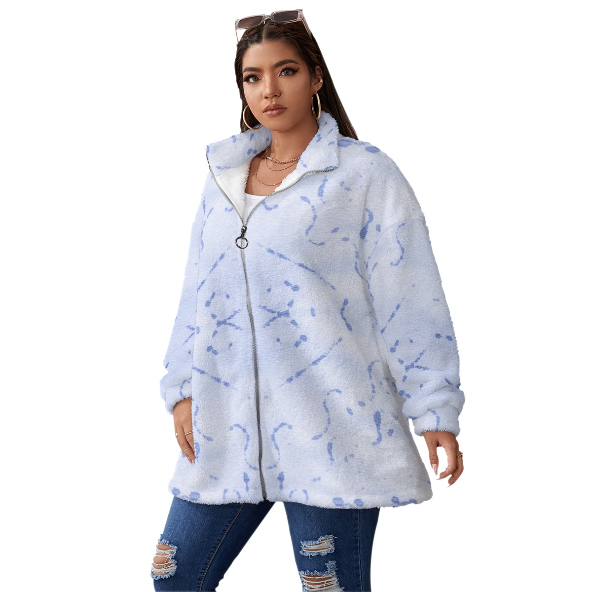 Double-Sided Flannel Borg Fleece Winter Coat for Men and Women
