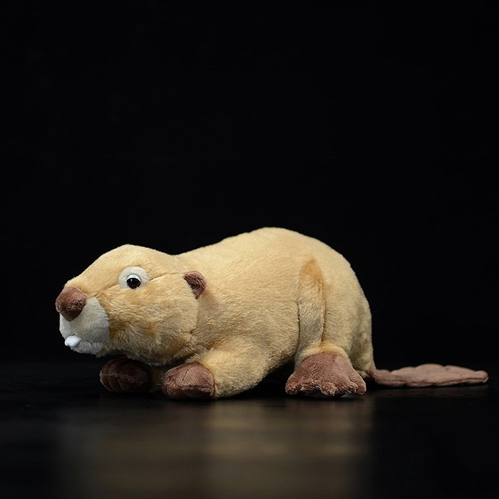 Simulated Beaver Plush Toy Cute Doll