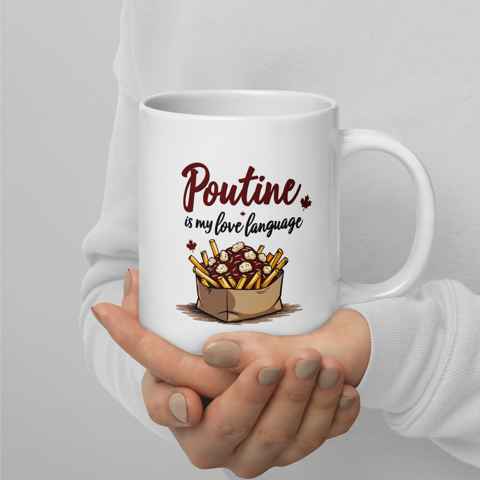 Poutine Love Language Mug