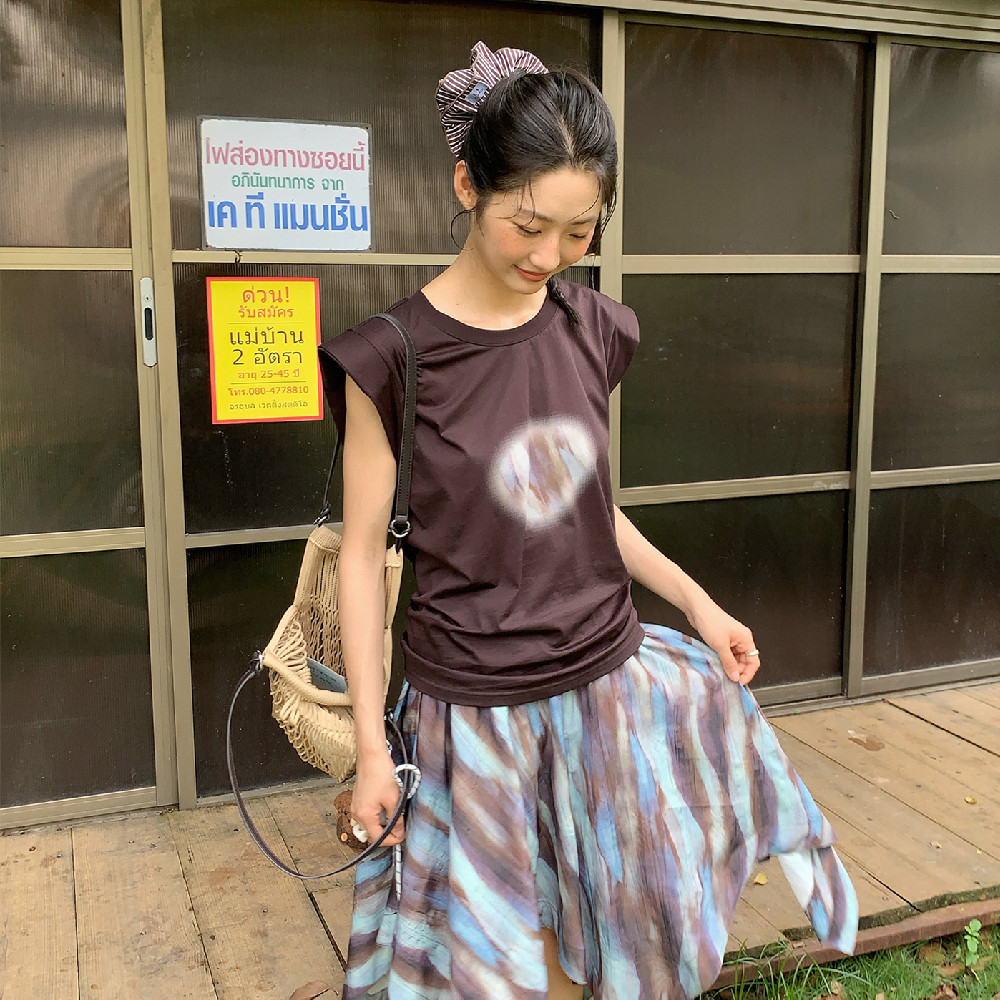 Printed Women's T-shirt Summer New Top