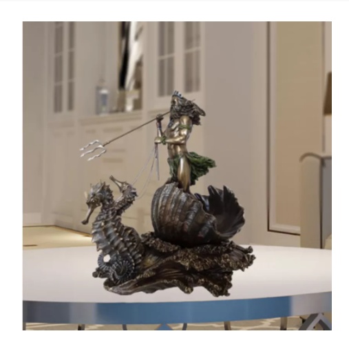 Antlers Animal God Statue Resin Crafts