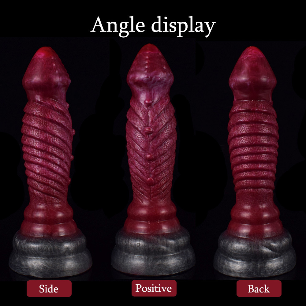 Colored Dildo Animal Like Penis Masturbator Irregular Anal Plug