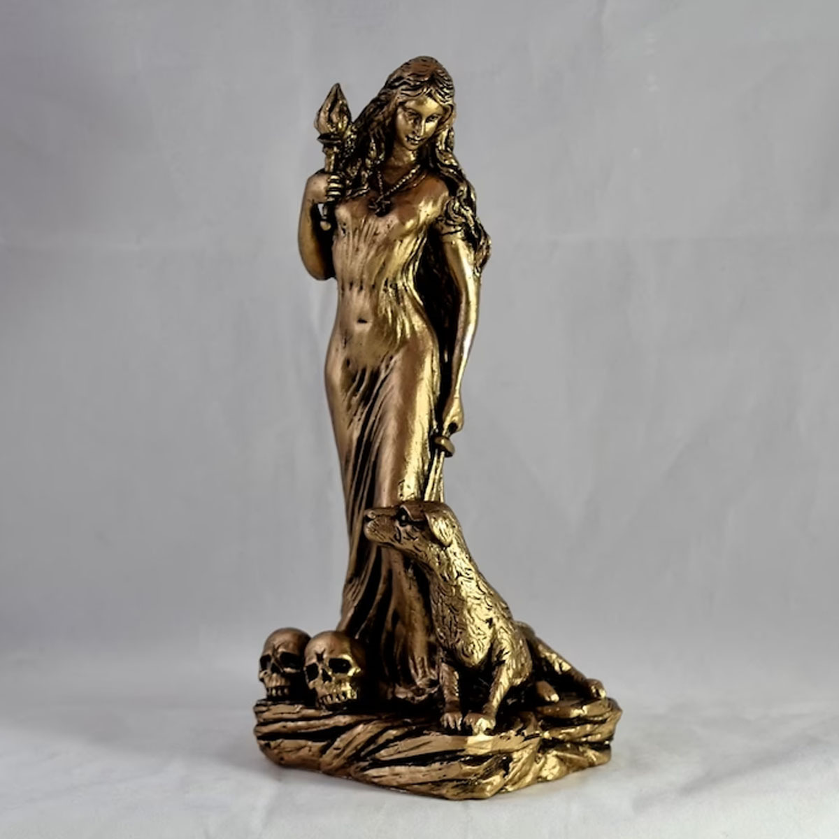 Golden Magic Witch Goddess Statue Ornaments