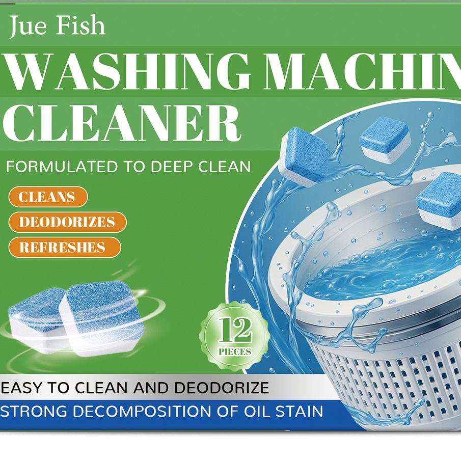 12-Pack Cleaning Sheets with Sodium Bicarbonate & Citric Acid