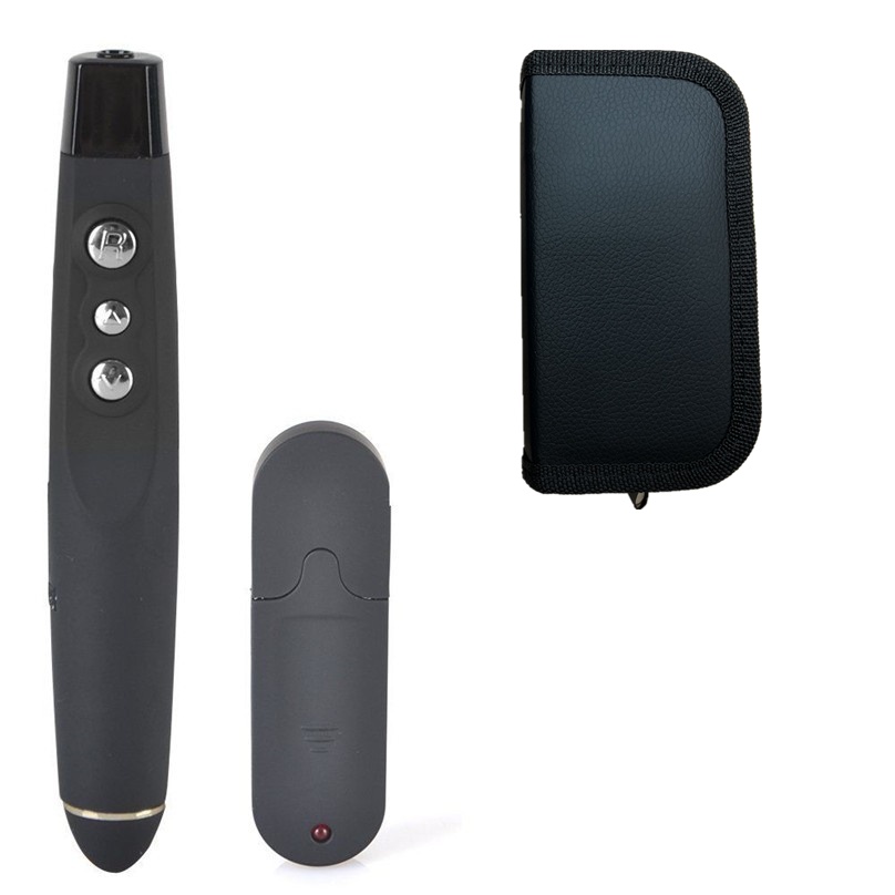 Wireless Presenter Remote with USB Receiver - 15m Control Range