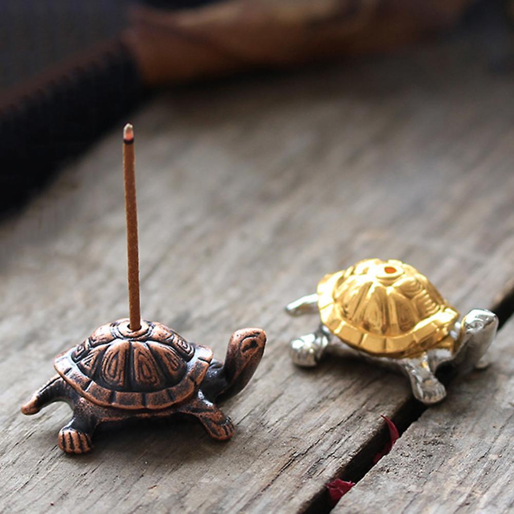 Adorable Snail & Turtle Incense Holder, Mini Alloy Design