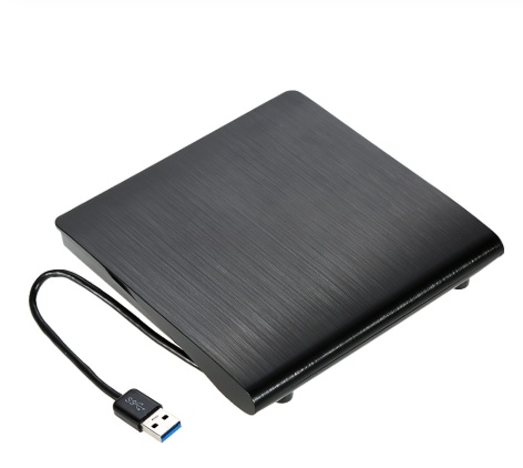 Versatile 2.0 & 3.0 DVD Burner - Windows & Mac Compatible, Black
