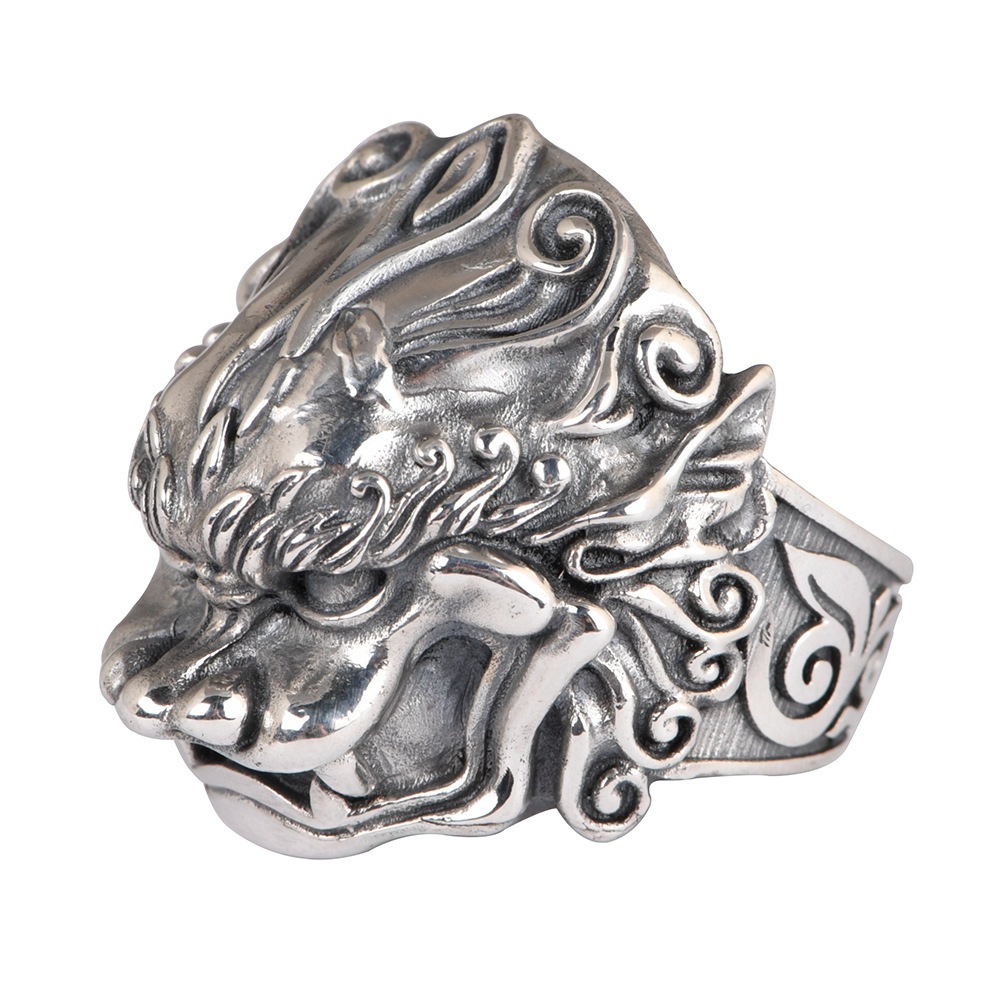S925 Silver Brave Ring for Babies - Adjustable Sizes 18#-26#