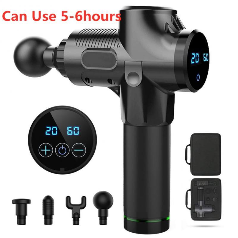 Versatile Rechargeable Electric Massager with Multiple Gears & Heads