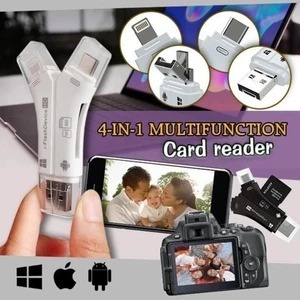 4-in-1 Mobile Card Reader for Apple & Android Devices, NK908