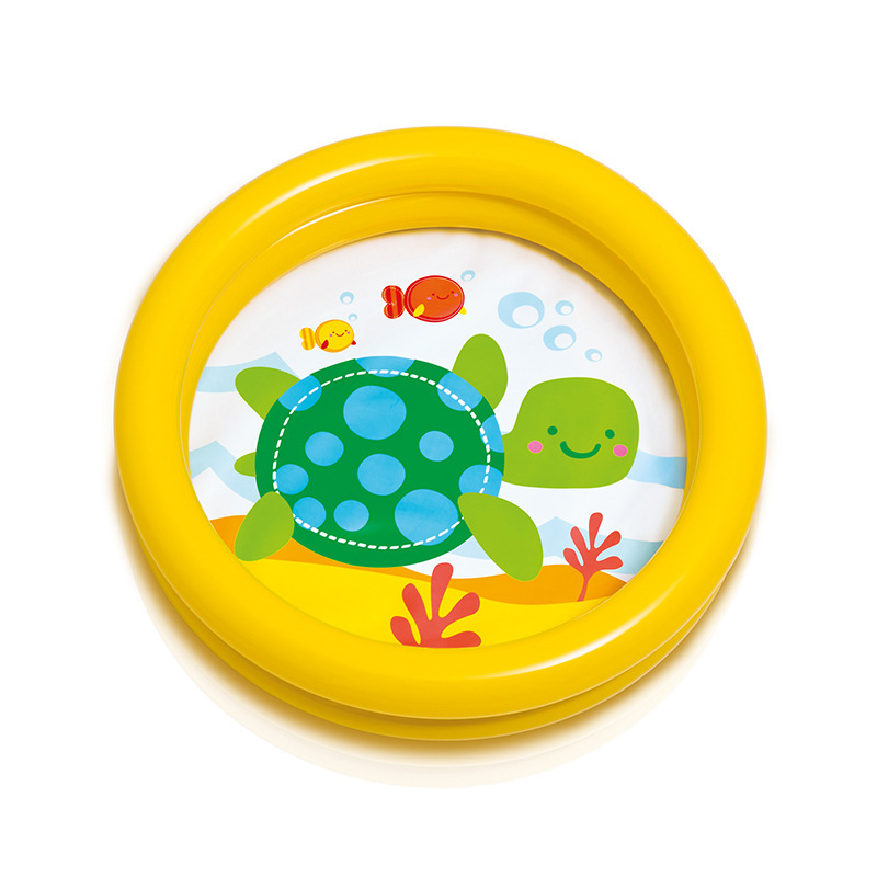 Inflatable Round Pool for Kids - 61cm, 17L Capacity, PVC