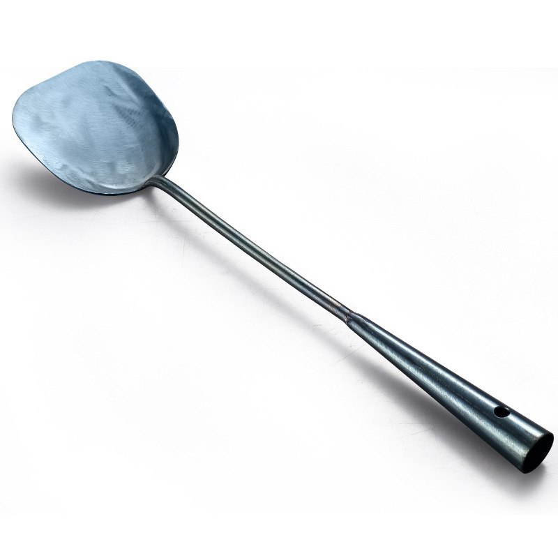 Long Handle Iron Shovel/Spoon with Beech Wood Handle, 29cm
