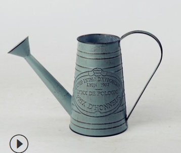 Durable Iron Flowerpot in European Pastoral Style - 29x12x20cm
