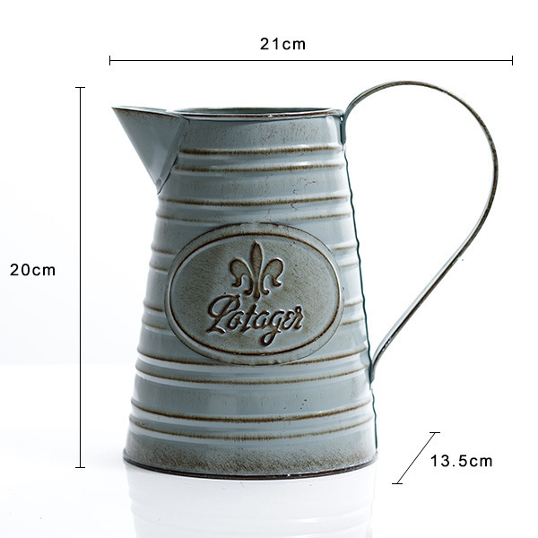 Durable Iron Flowerpot in European Pastoral Style - 29x12x20cm - Image 3