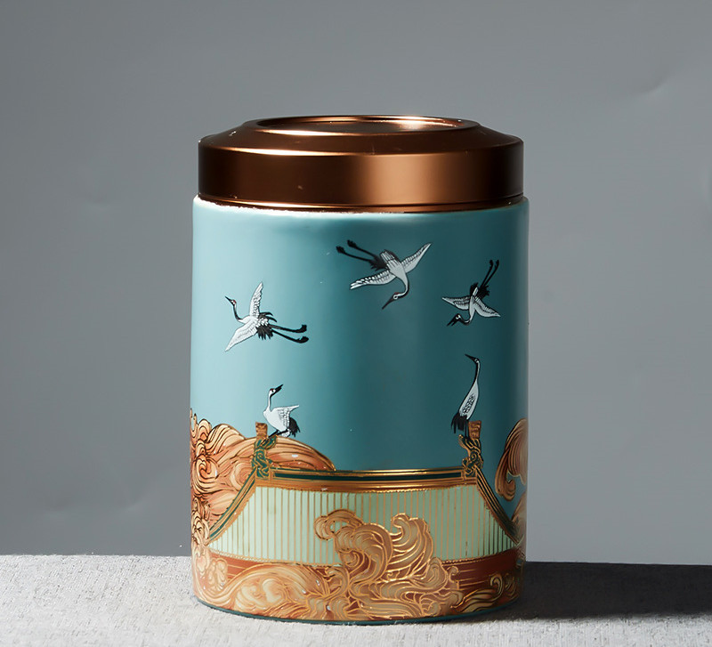 Ruihe Map & Figure Tea Caddies – Elegant Storage Solutions - Image 2