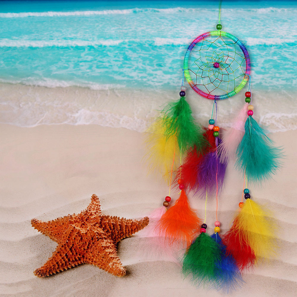 Modern Dreamcatcher with Colorful Options for Home Decor