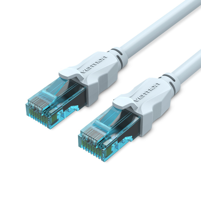 Ice Blue Super Five Network Cable - Various Lengths, RJ-45 Connector