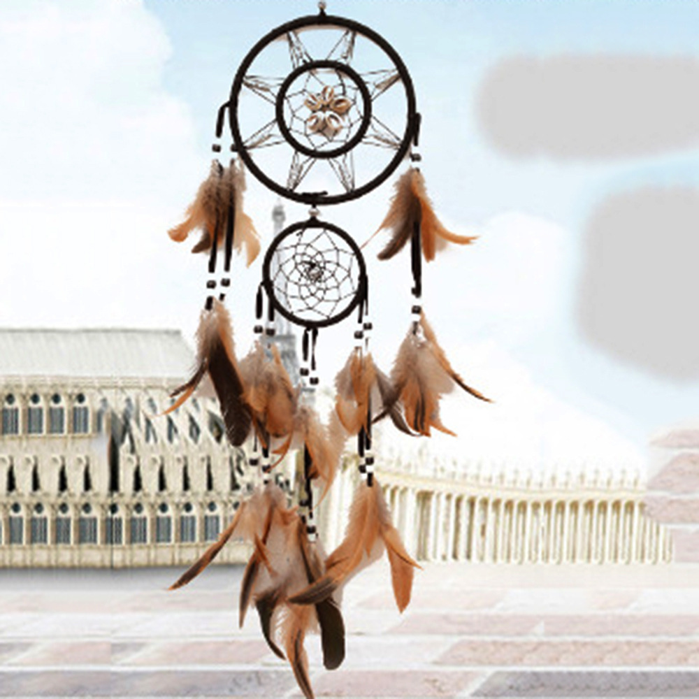 Elegant Black Feather & Shell Decor - 16x75cm, Eco-Friendly Design