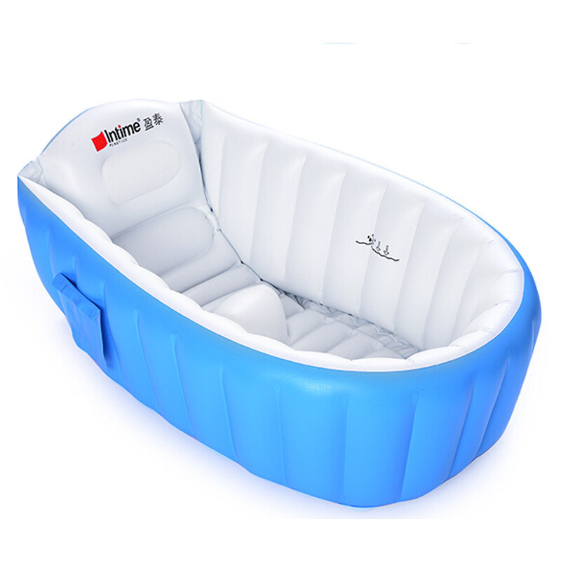 Baby Inflatable Tub - 98x65x28cm, Blue & Pink Options Available
