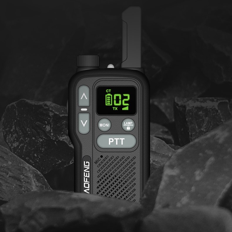 BF-T18 Long-Range Intercom - 1-10KM, 5W, USB Rechargeable