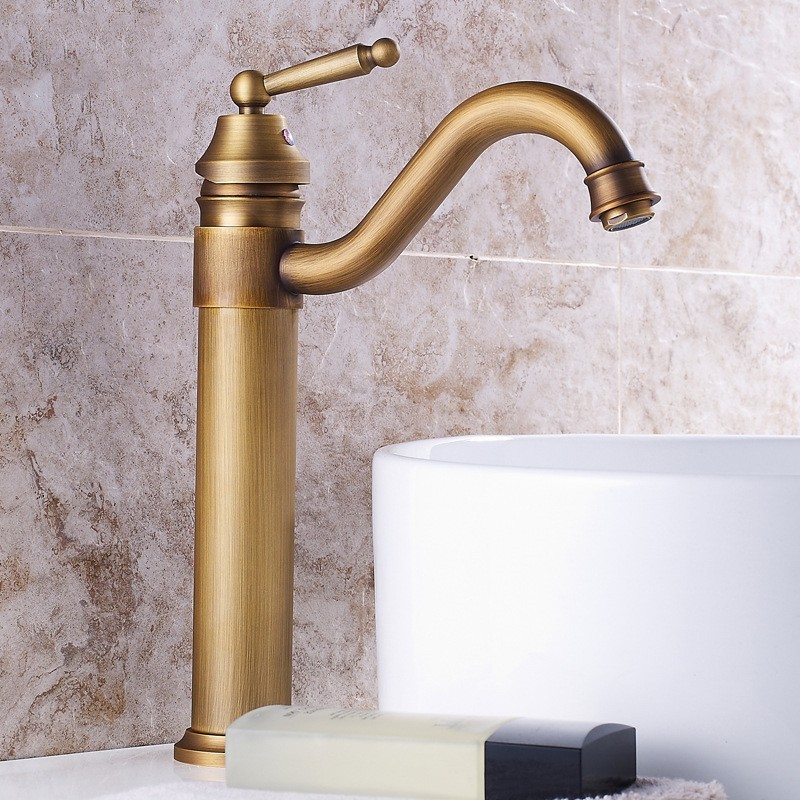 Copper Single Connection Mixing Faucet with Lifting Handle