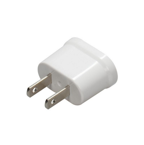 USA to EU Adapter Plug - Compact White Travel Converter