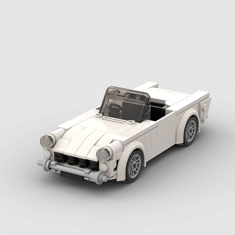 Vintage Convertible Car Racing Classic Car Model - Image 7