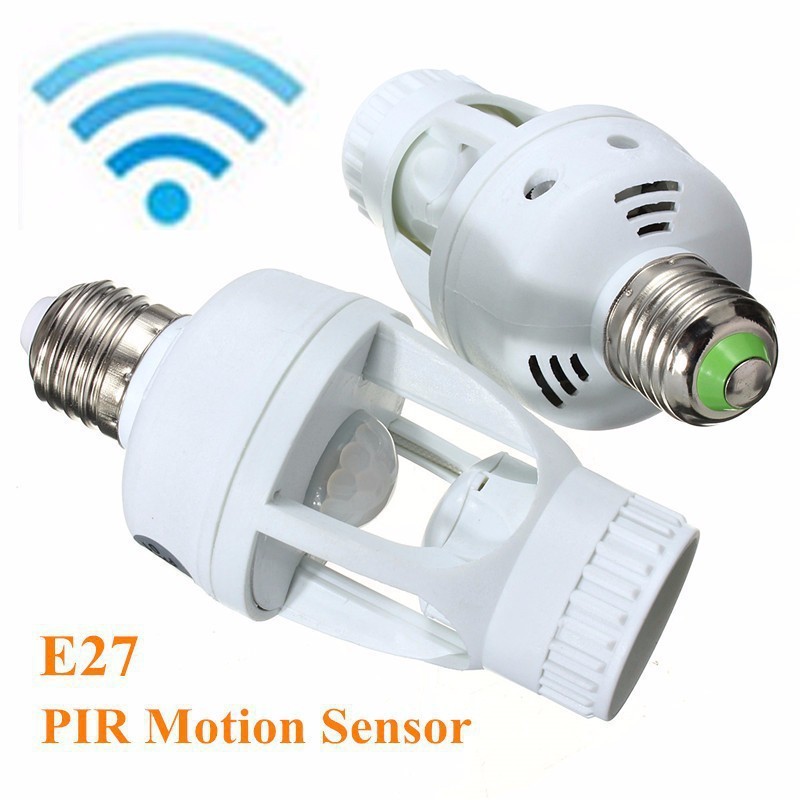 E27 Smart Motion Sensor Lighting Switch for LED Fixtures
