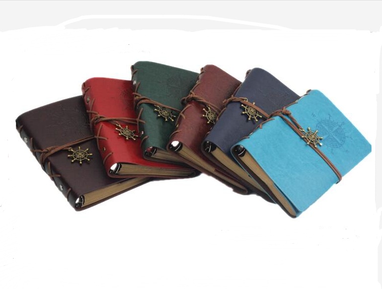 Stylish PU Leather B5/A5/A6 Notepad with 160 Pages, Multiple Colors