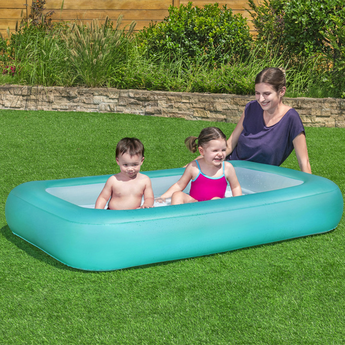 Independent PVC Swimming Pool, 165x104x25CM, Perfect for Summer Fun!