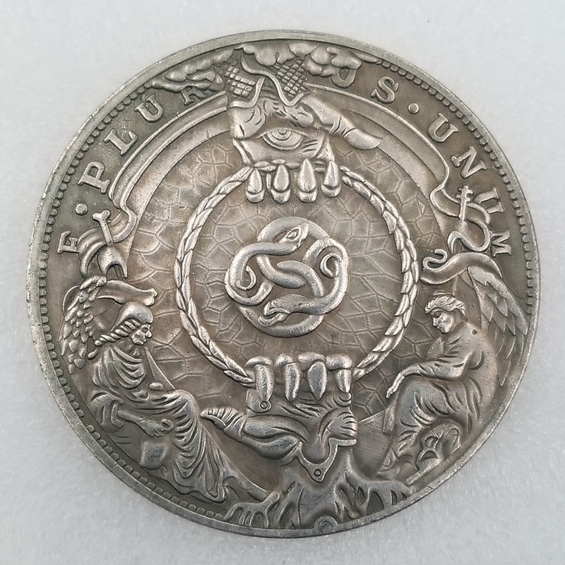 Silver-Plated Brass Commemorative Coin for Collectors