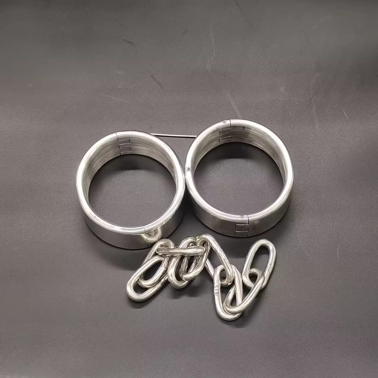 Stainless Steel Handcuffs for Men & Women - 7mm & 12mm Thickness