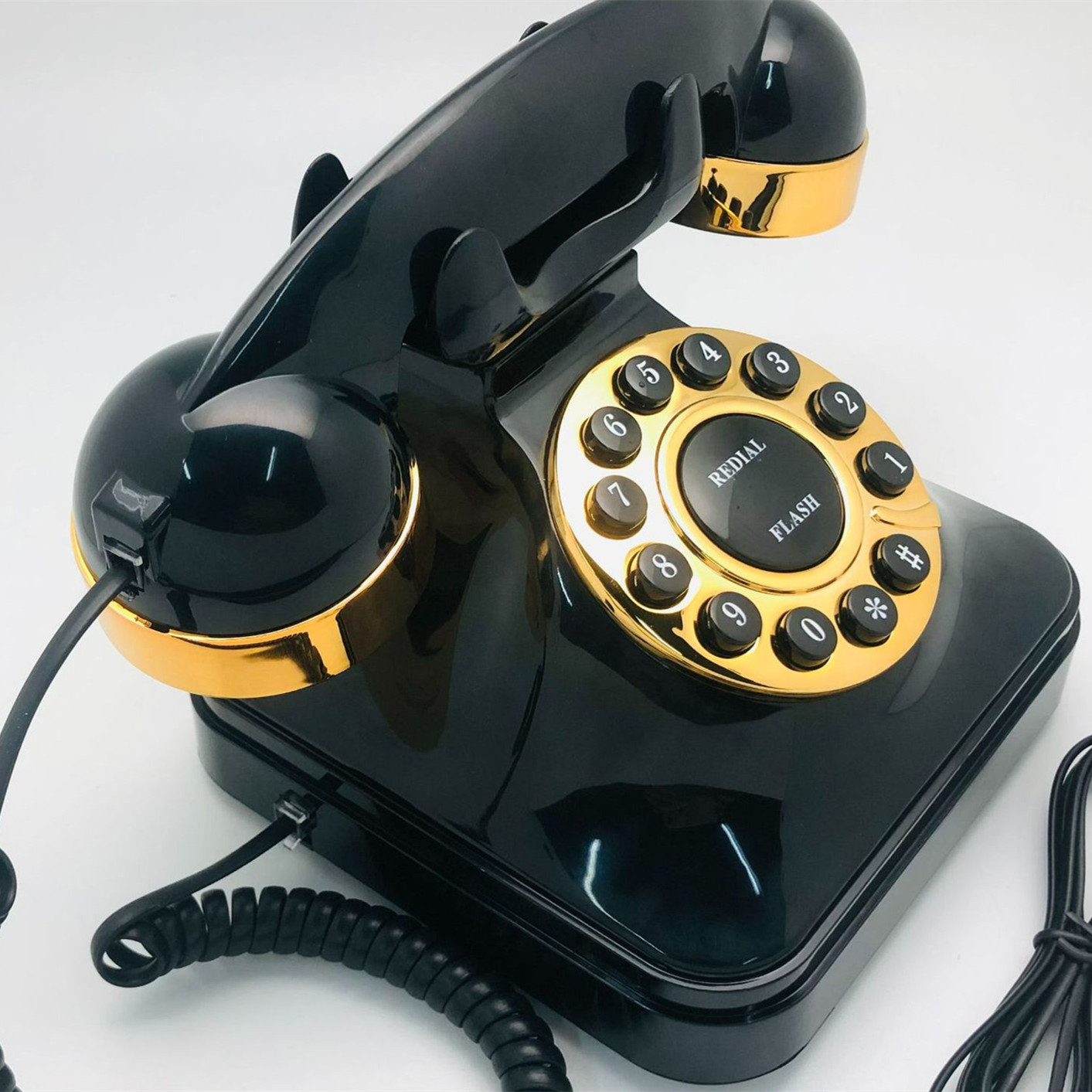 Modern American Style Telephone with Last Number Redial Function - Image 5