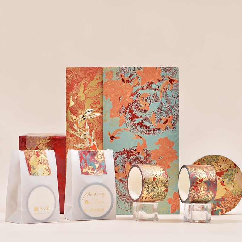 Vibrant Japanese Paper Tape with Hot Stamping – SCMT-FY Model