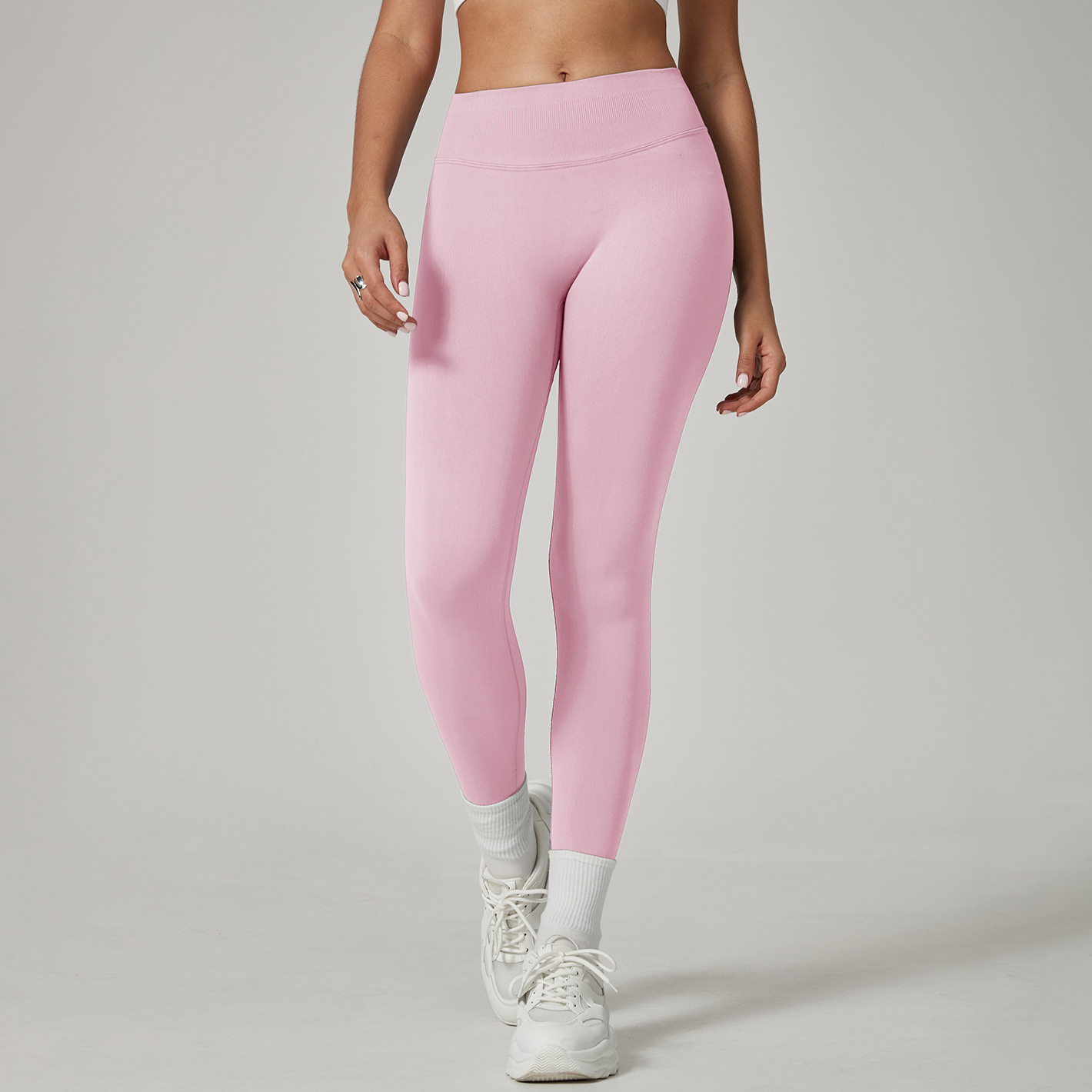 Waist-matching Peach Hip Yoga Trousers
