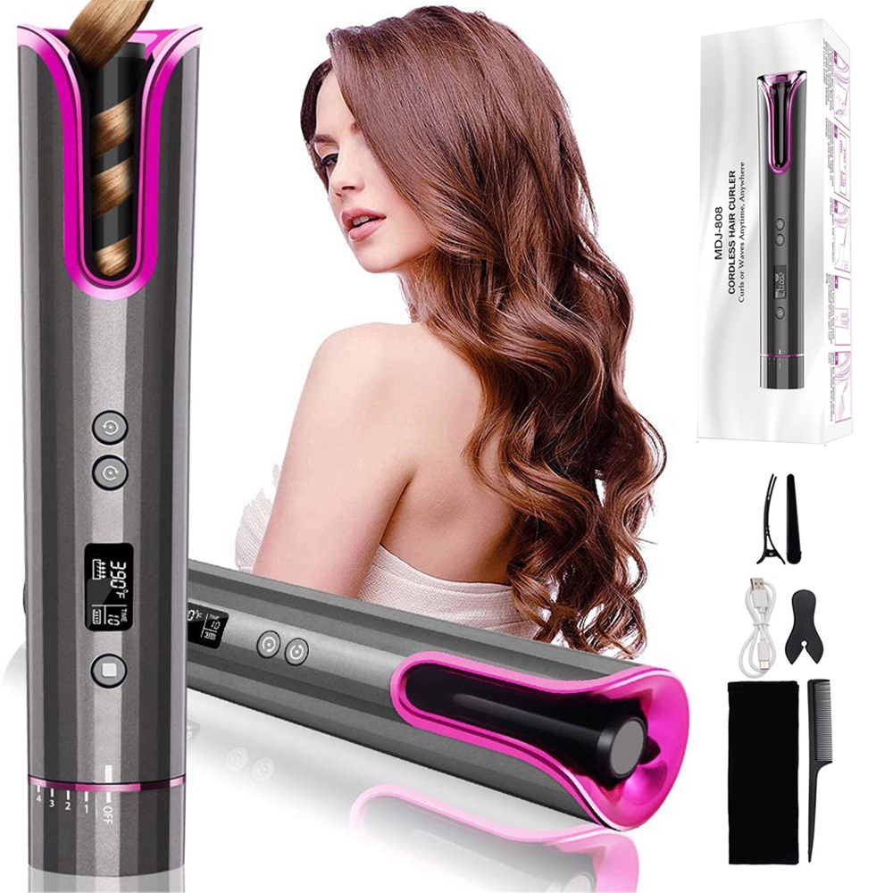 Tourmaline Ceramic Curling Iron for Wet & Dry Hair - 16MM-20MM