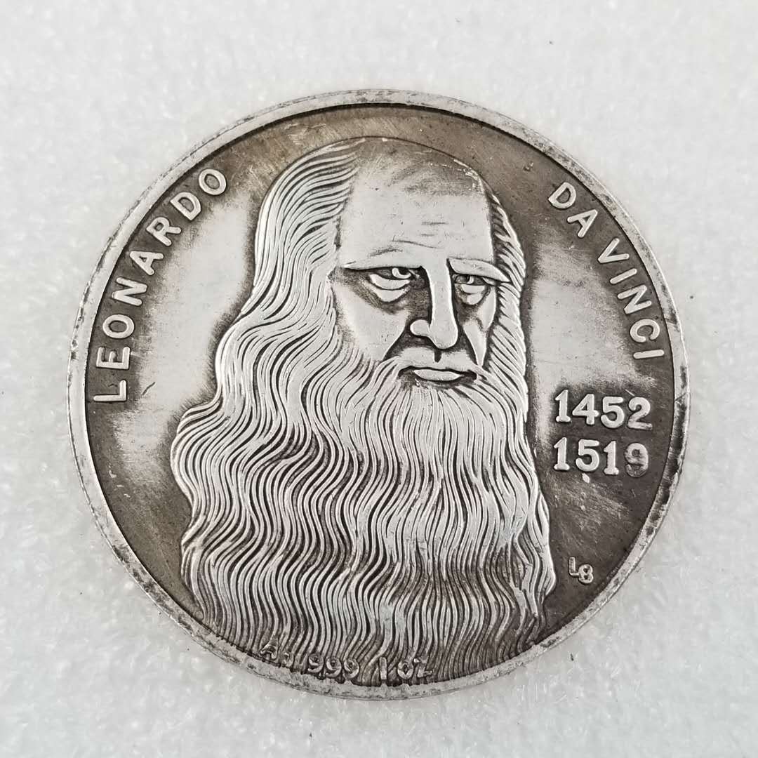 Antique Silver Dollar Commemorative Coin - Perfect Business Gift
