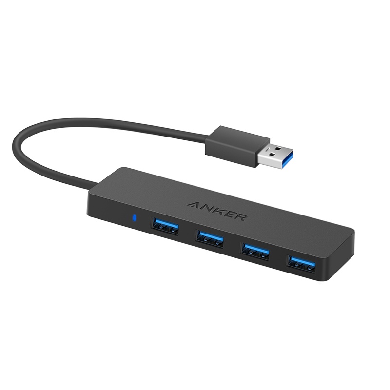 Anker 4-Port USB 3.0 High-Speed Splitter for Fast Connections