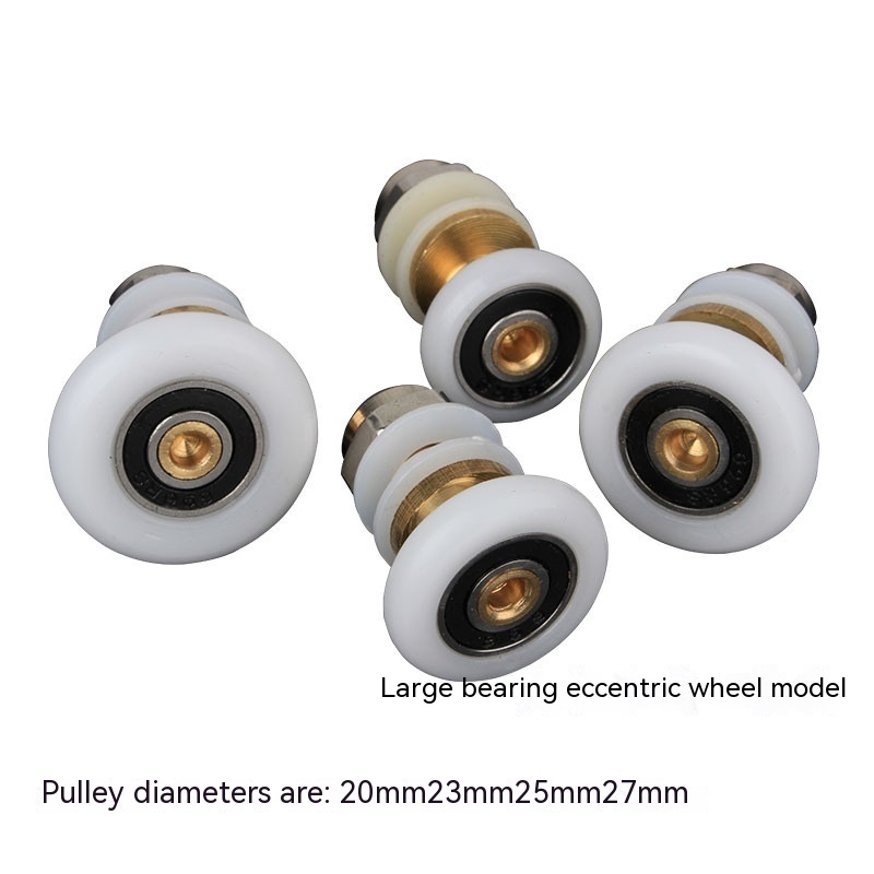 Nylon Glass Door Pulley - 20mm to 27mm for Shower Rooms