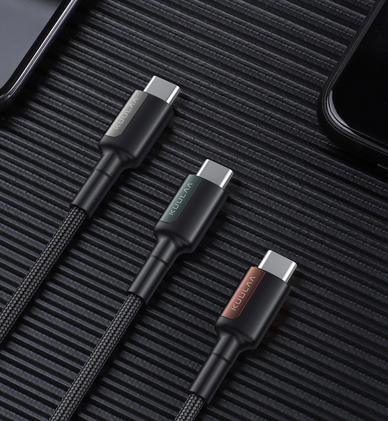 Type-C Cable for Dual Ports, 1m/2m Length, Single Connector