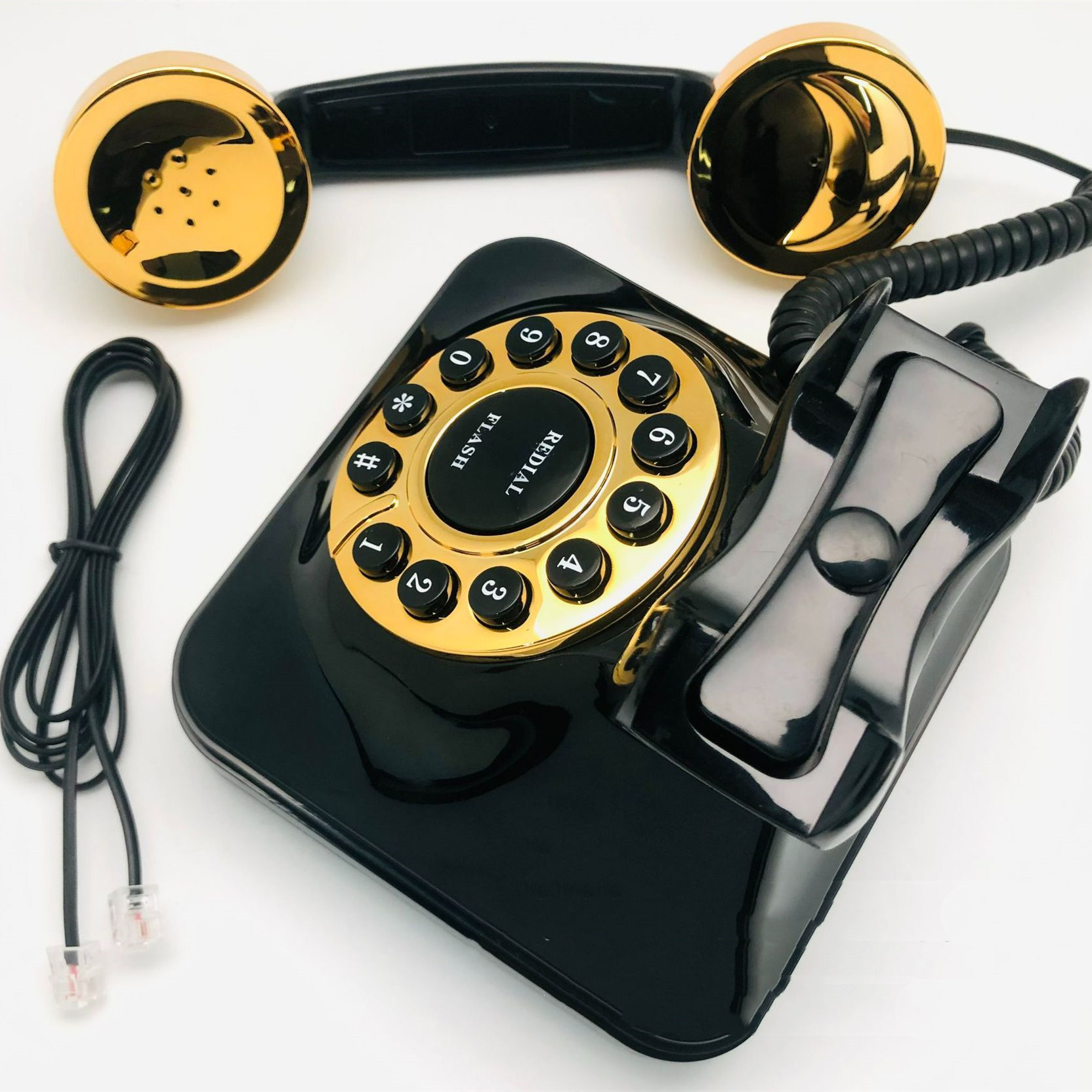 Modern American Style Telephone with Last Number Redial Function - Image 2