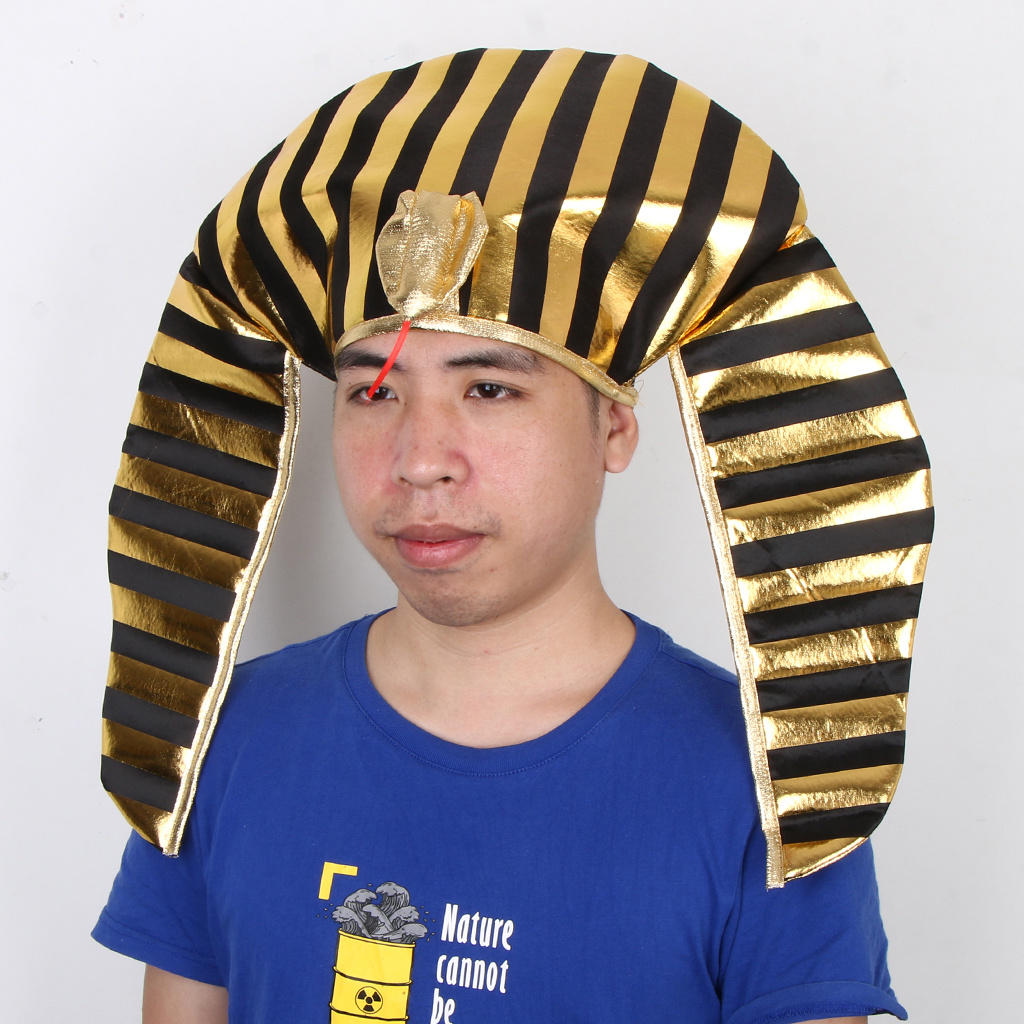 Elegant Gold Velvet Dome Hat - Unisex, Embroidered Styles Available