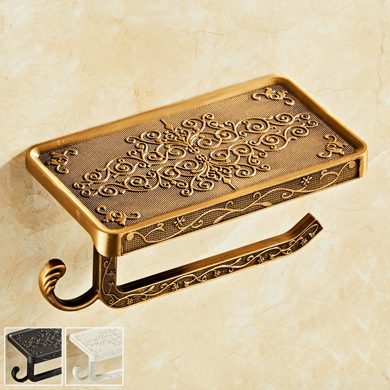 Antique Square Aluminum Alloy Bracket - Light Luxury Design