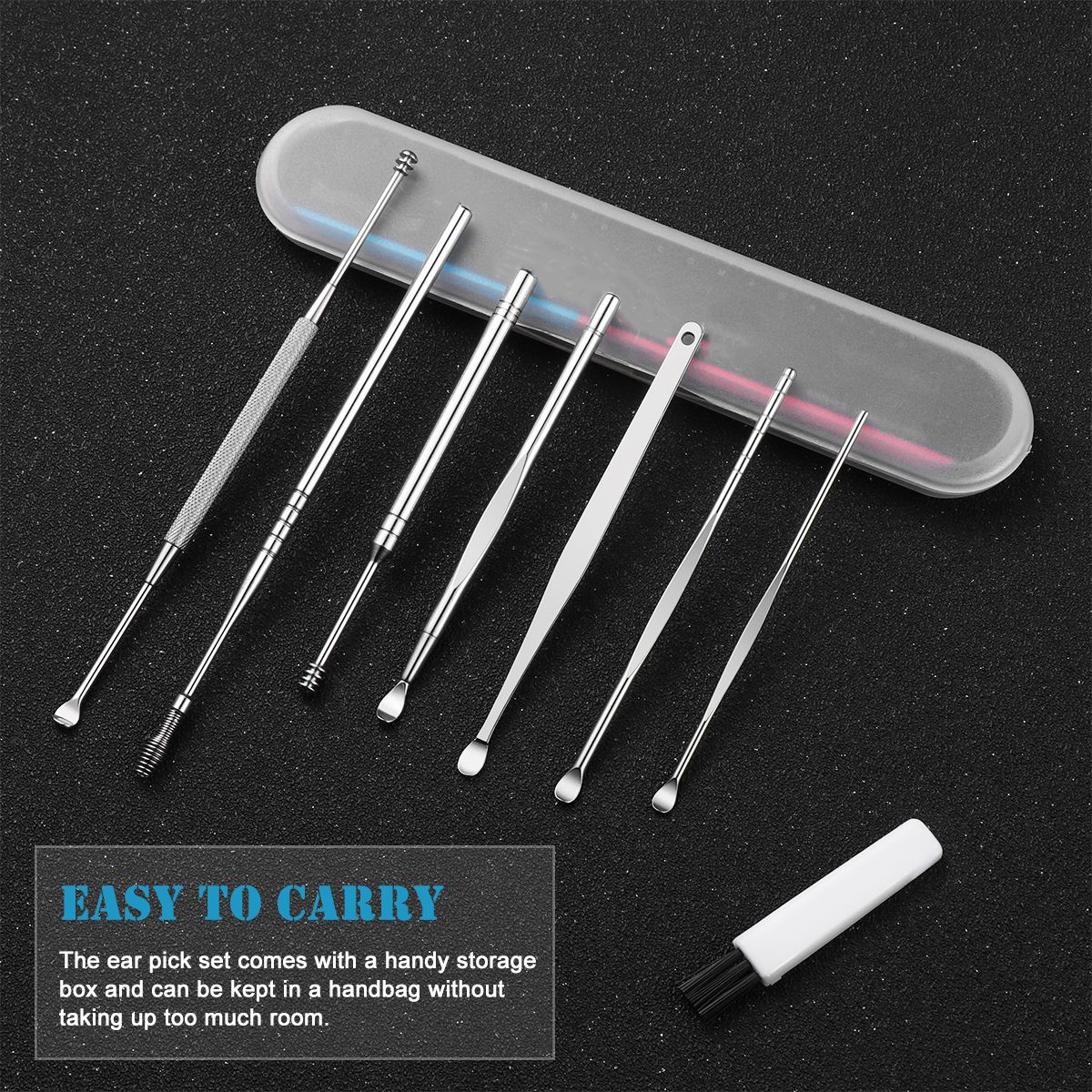 Etherauty Earwax Removal Kit - Safe & Portable with Cleaning Tools