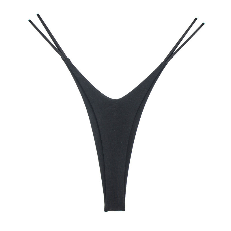 Trendy Seamless Cotton T-back Underpants for Young Women