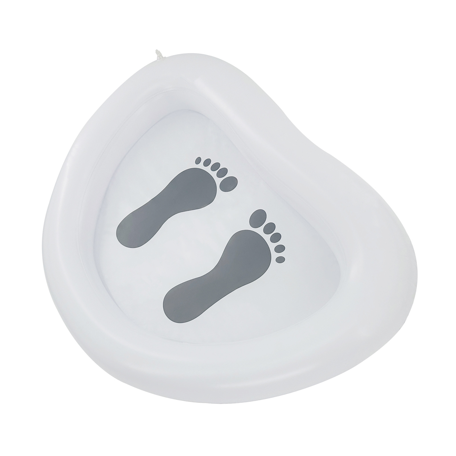 Inflatable Foot Bath Basin - 88x65CM White PVC Wash Setup - Image 4