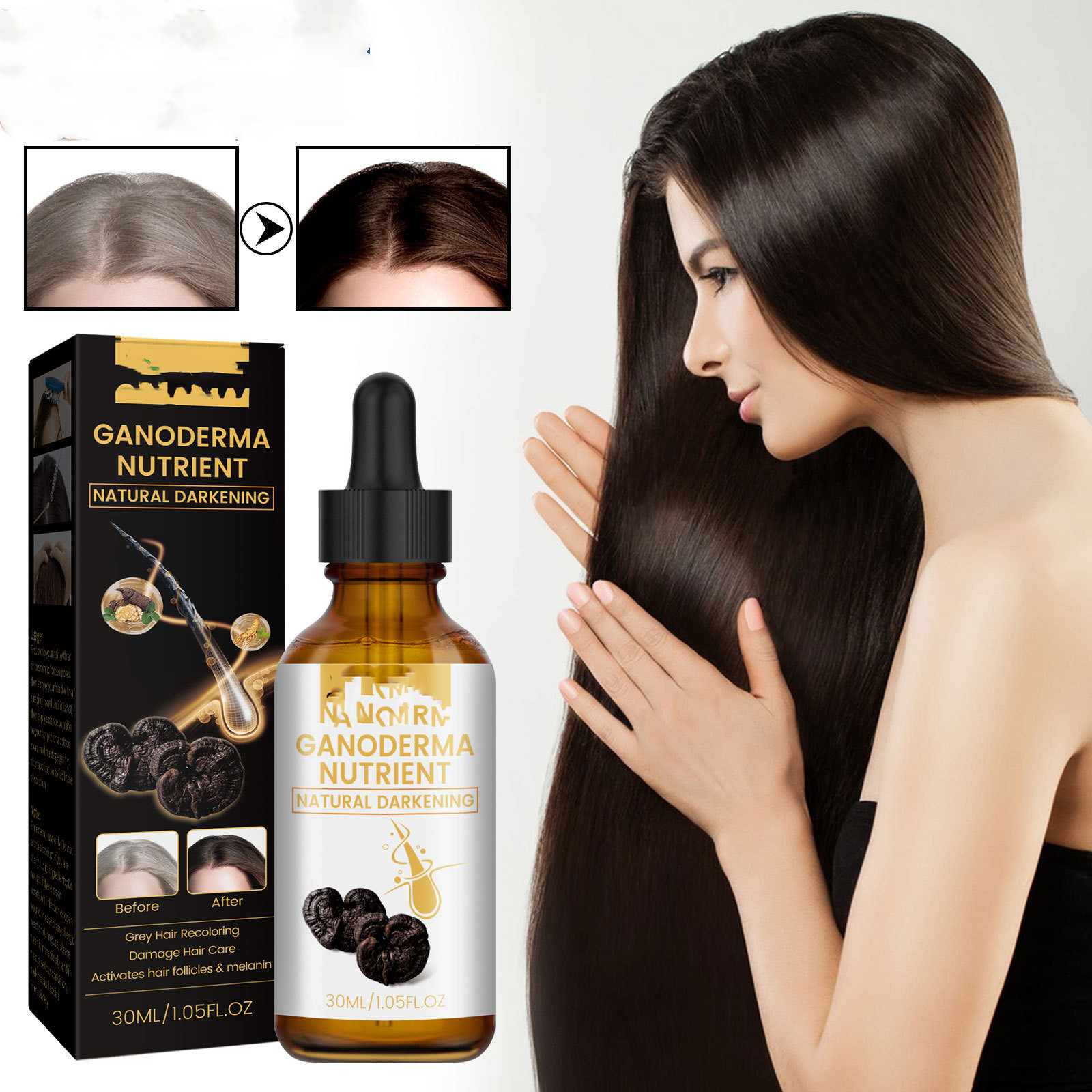 30ml Hair Essence - Export Quality Formula for Luscious Hair Care