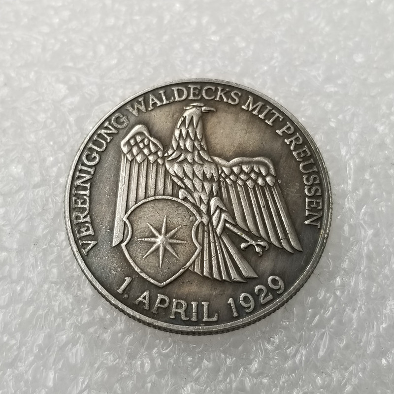 Brass Silver-Plated Commemorative Coin for Collectors