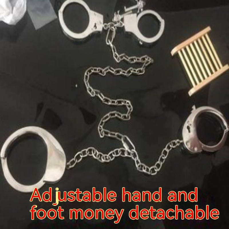 Stainless Steel Bondage Handcuffs for Adult Play